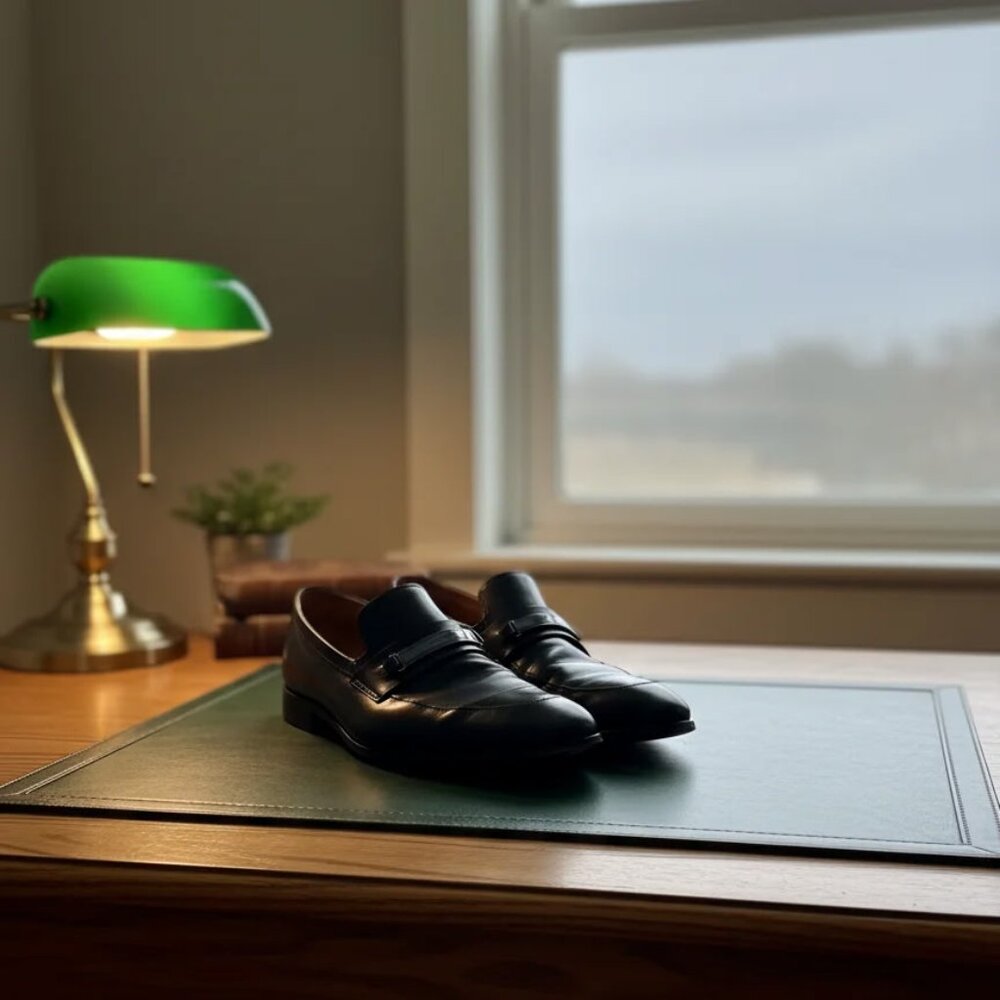 Hugo Boss BOSS Black Leather Bit Loafers Men’s Size 12 Made In Italy